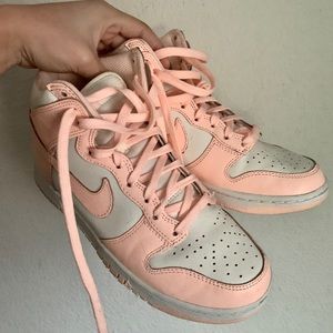 Nike Dunk High Sail Crimson Tint